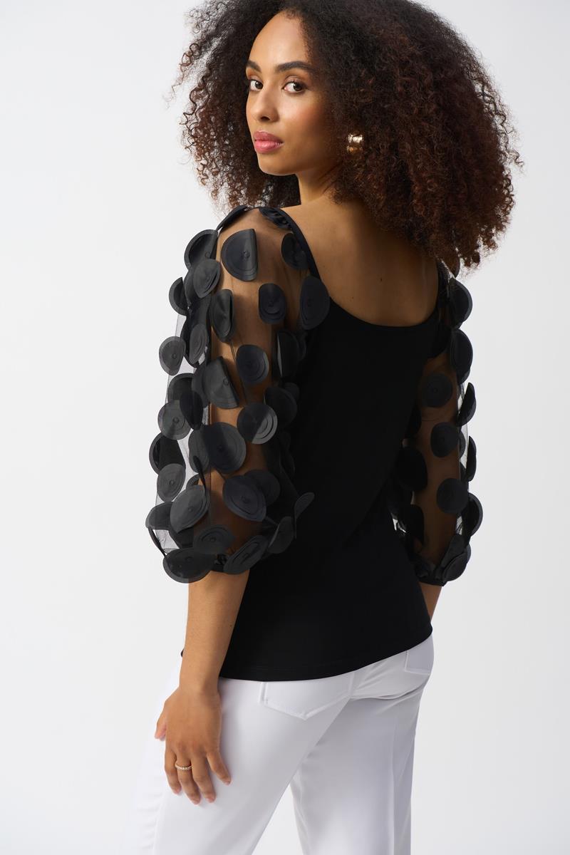 Joseph Ribkoff Joseph Ribkoff Blouse 251273 Zwart 3