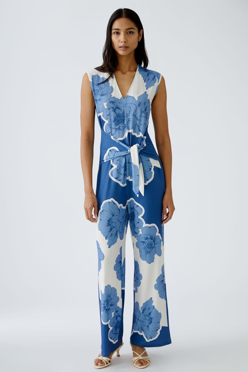 Oui Oui Jumpsuit 0093503 Blauw 3