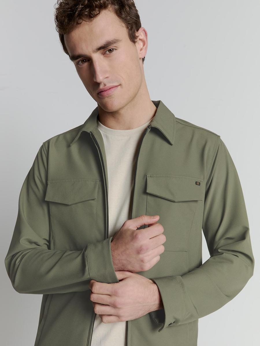 No Excess No Excess Overshirt 27510104 Groen 4