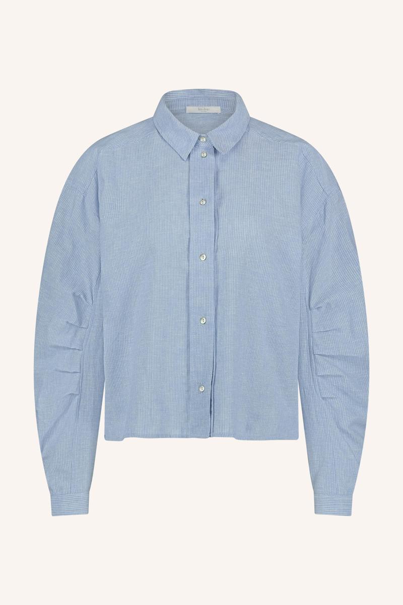 By-Bar By-Bar Blouse Penny Pinstripe B Blauw 2