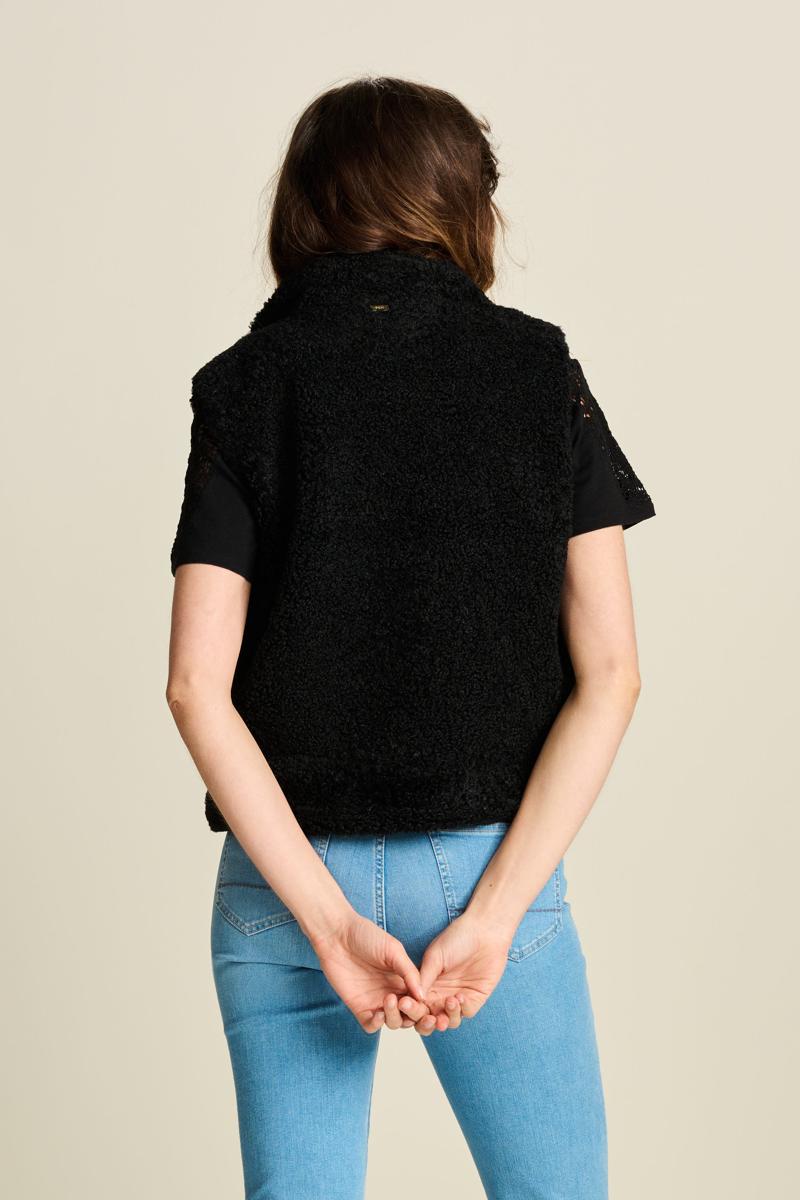 POM Amsterdam Gilet SP7343 Zwart 2