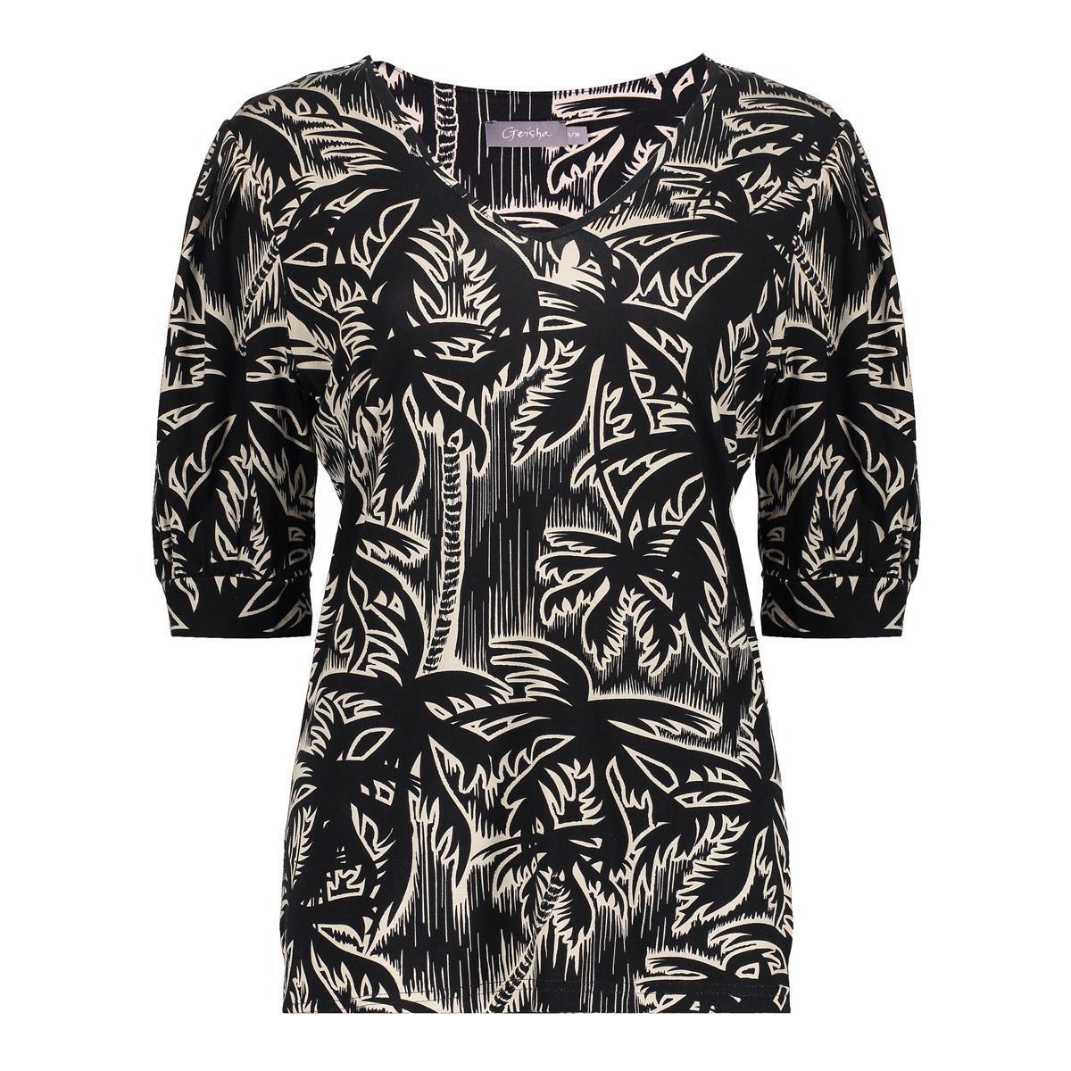 Geisha Geisha T-Shirt 52171-20 Zwart 2