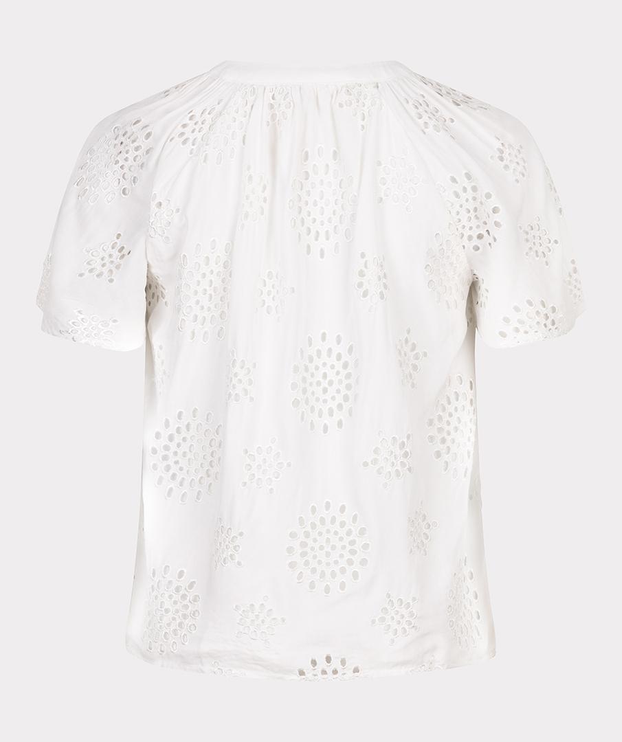 EsQualo EsQualo Blouse HS25.09218 Wolwit 4