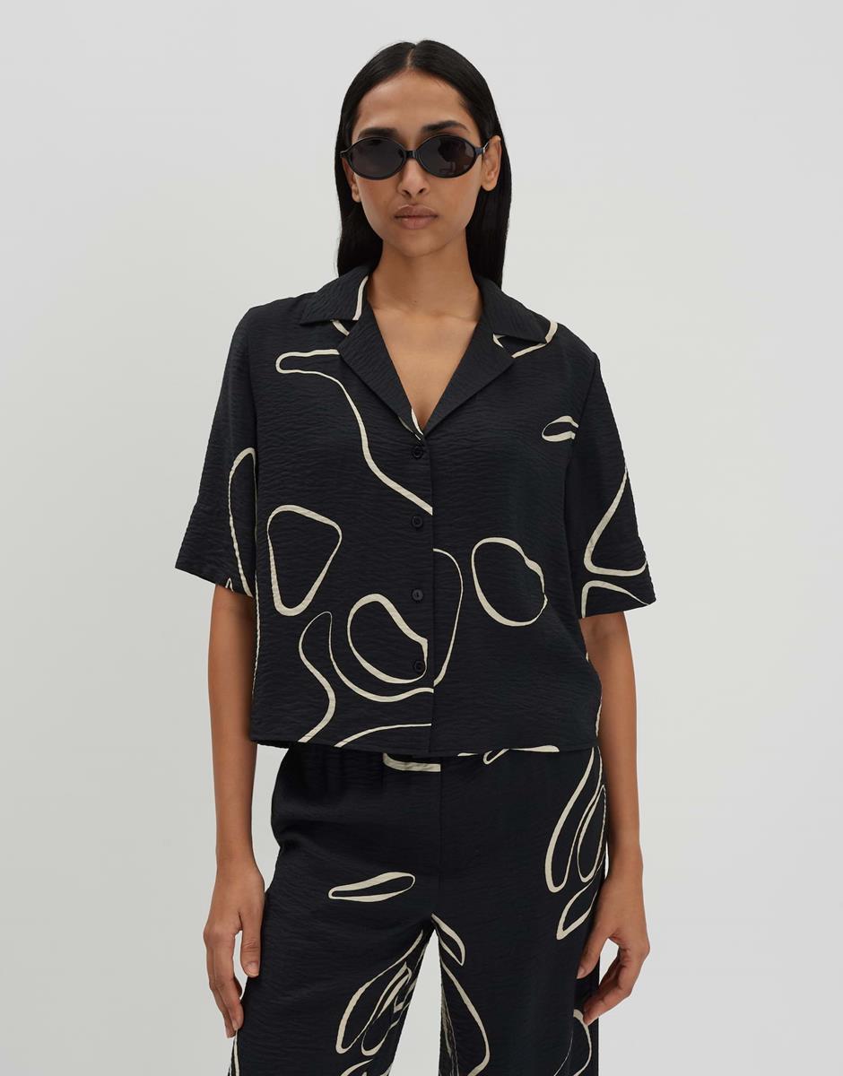SOMEDAY Blouse Zesora Zwart 1