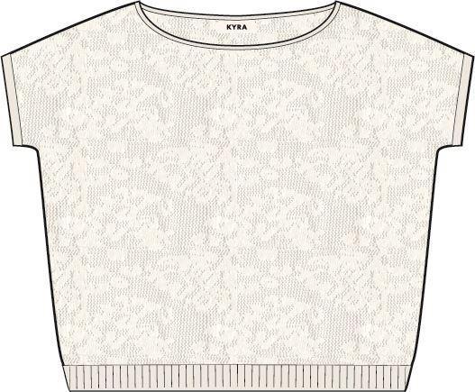 KYRA KYRA Trui Melin-s25 Wit 1