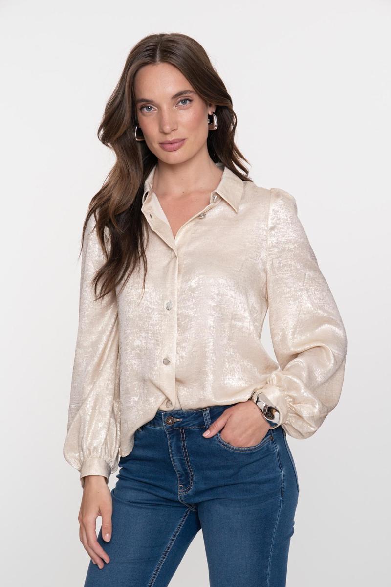 Geisha Blouse 53868-14 Zilver 1