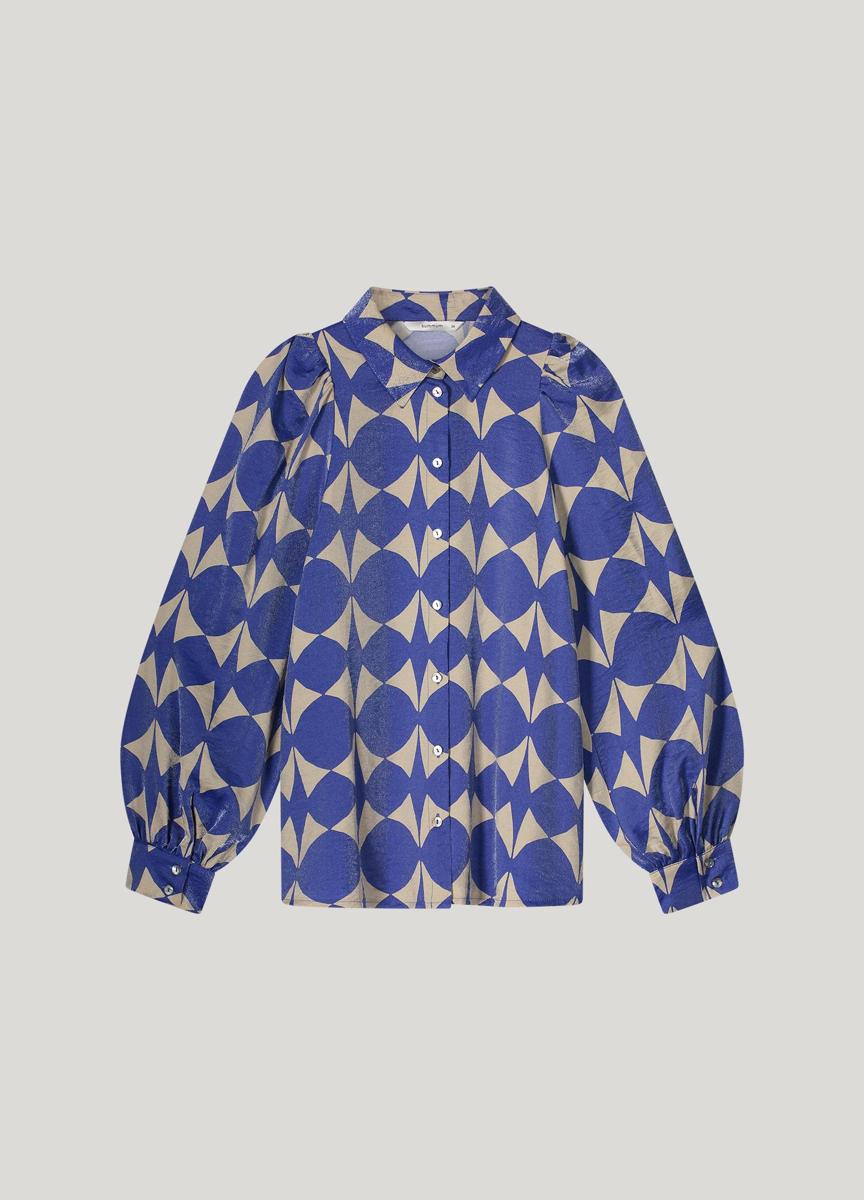 Summum Summum Blouse 2s3206-12136 Blauw 6