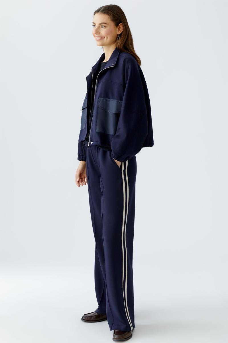 Oui Pantalon 0094118 Blauw 5