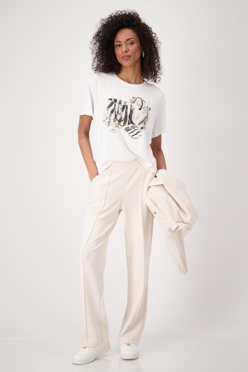 Monari Monari T-Shirt 409916 Off-White 3