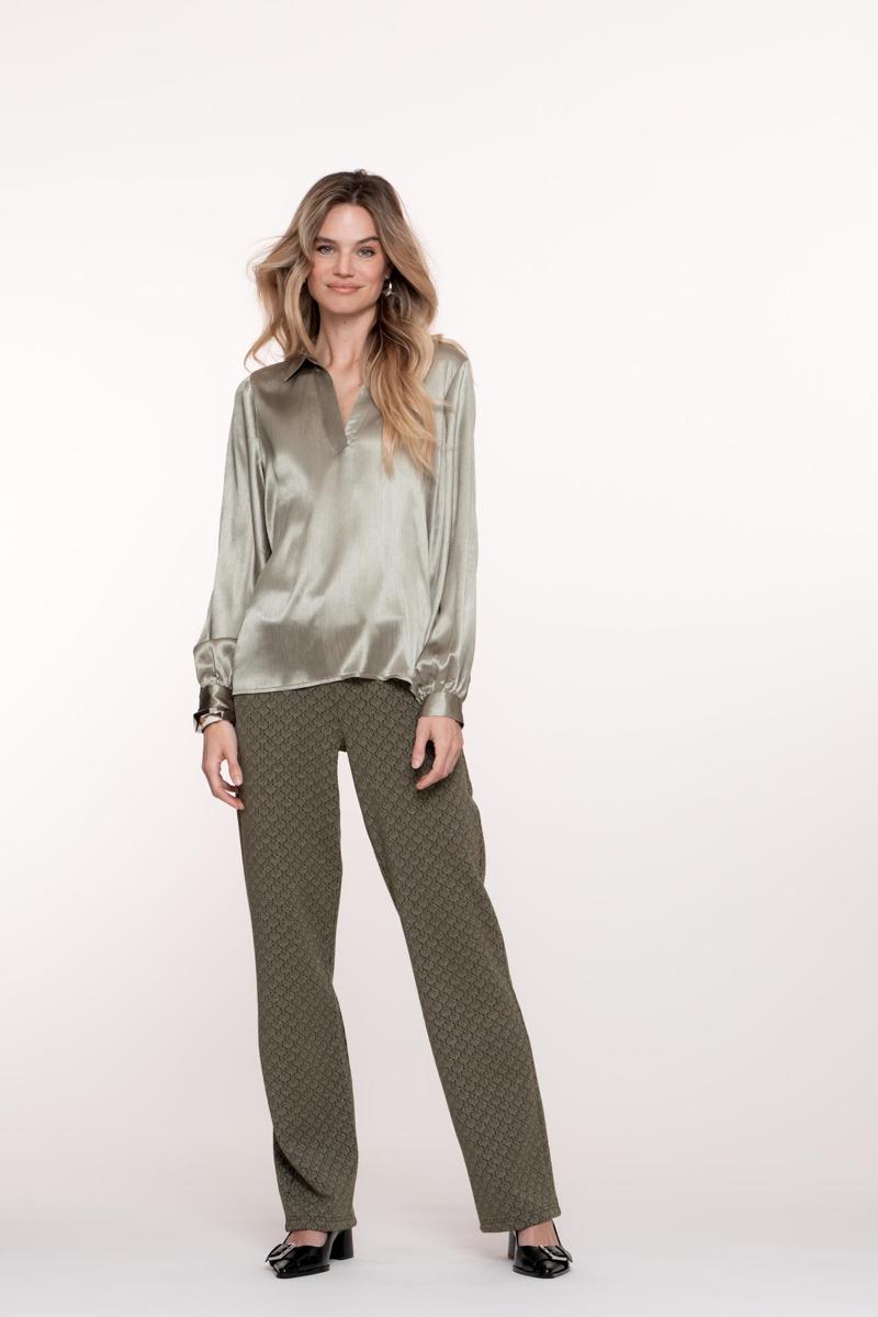 Geisha Blouse 53530-14 Groen 4