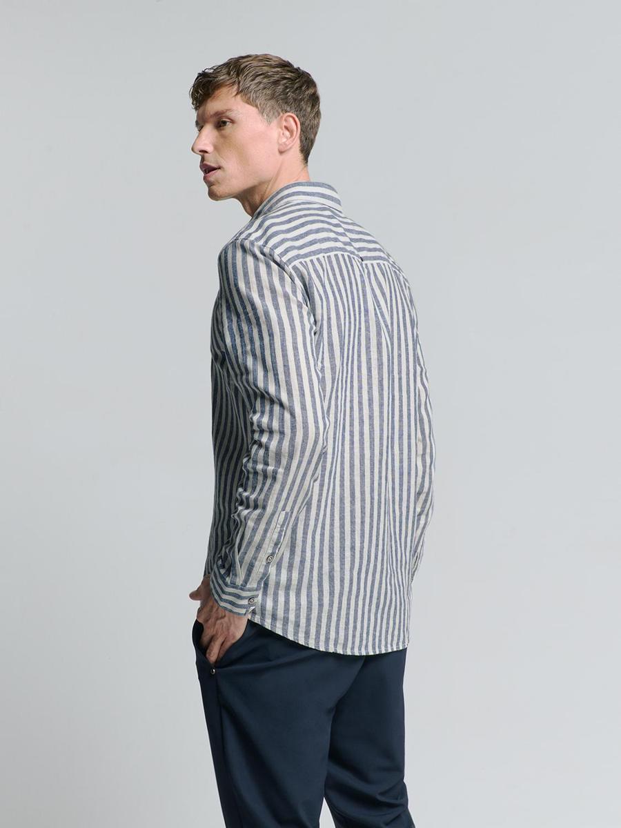 No Excess No Excess Overhemd 27470224SN Blauw 3