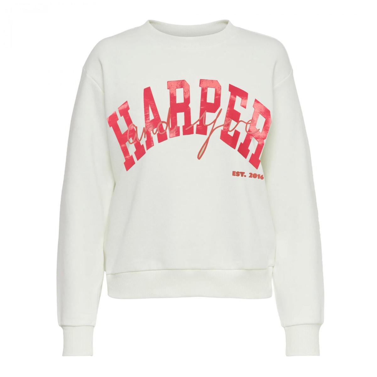 Harper & Yve Harper & Yve Sweater SS25Y504 Wolwit 2