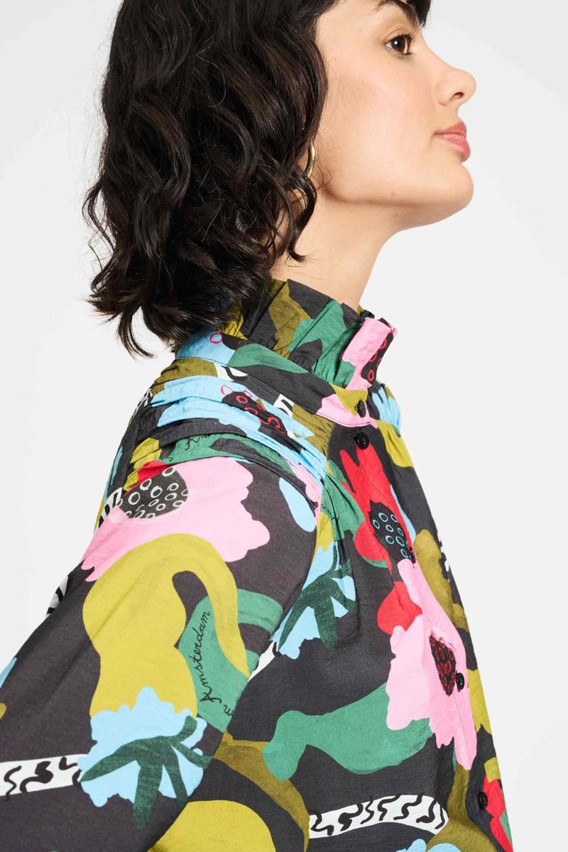 POM Amsterdam Blouse SP9291 Zwart 4