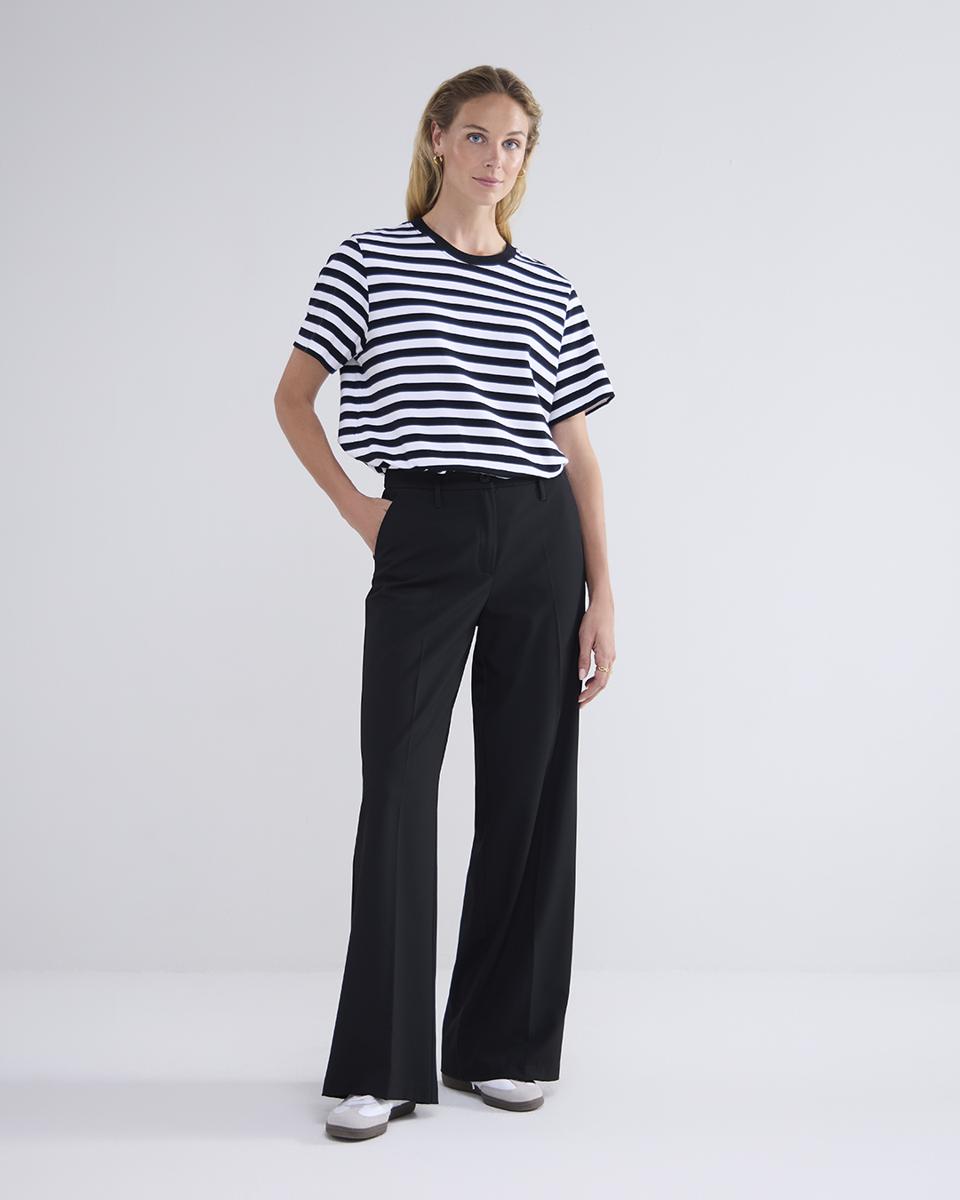 Summum Summum Pantalon Verona-12072 Zwart 2