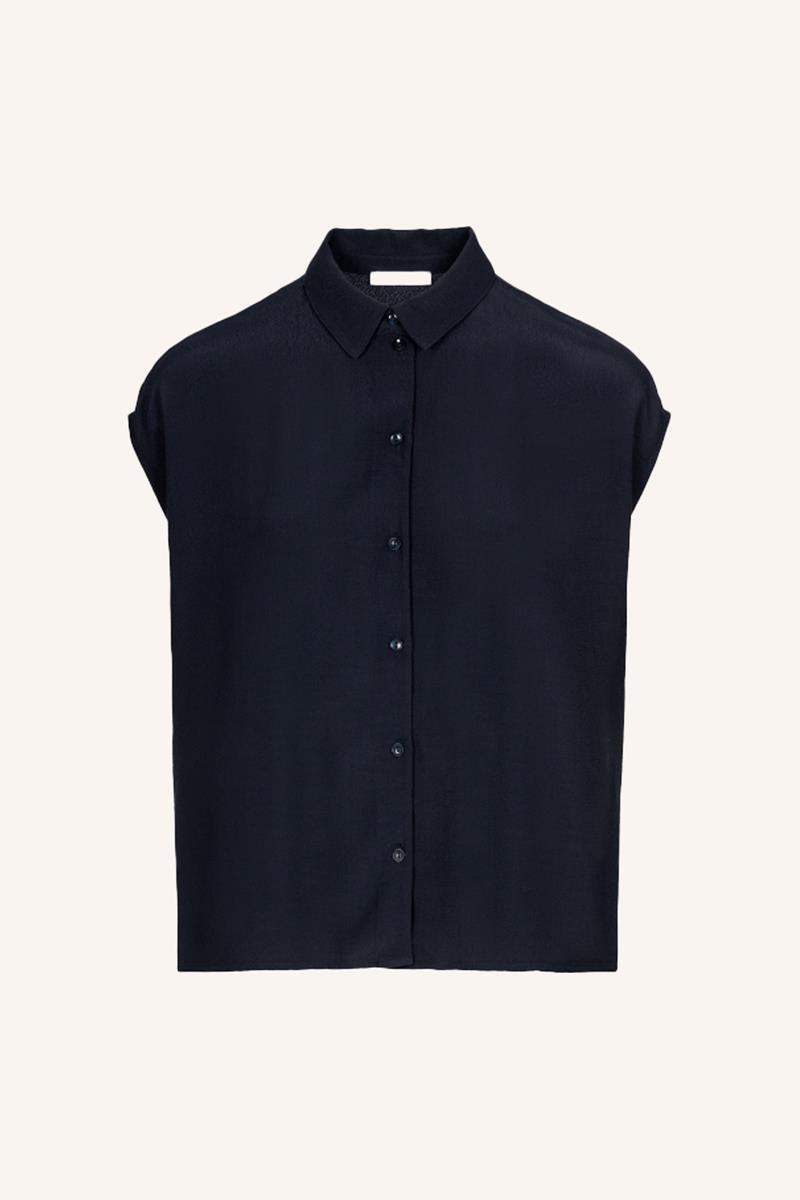By-Bar By-Bar Blouse Kiek Viscose Blauw 2