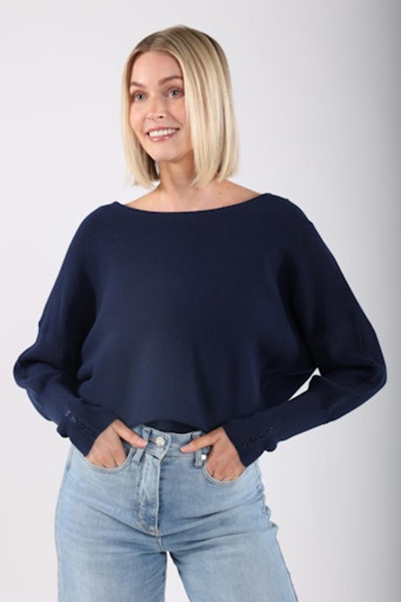 NUKUS NUKUS Trui NKS03023 Blauw 1