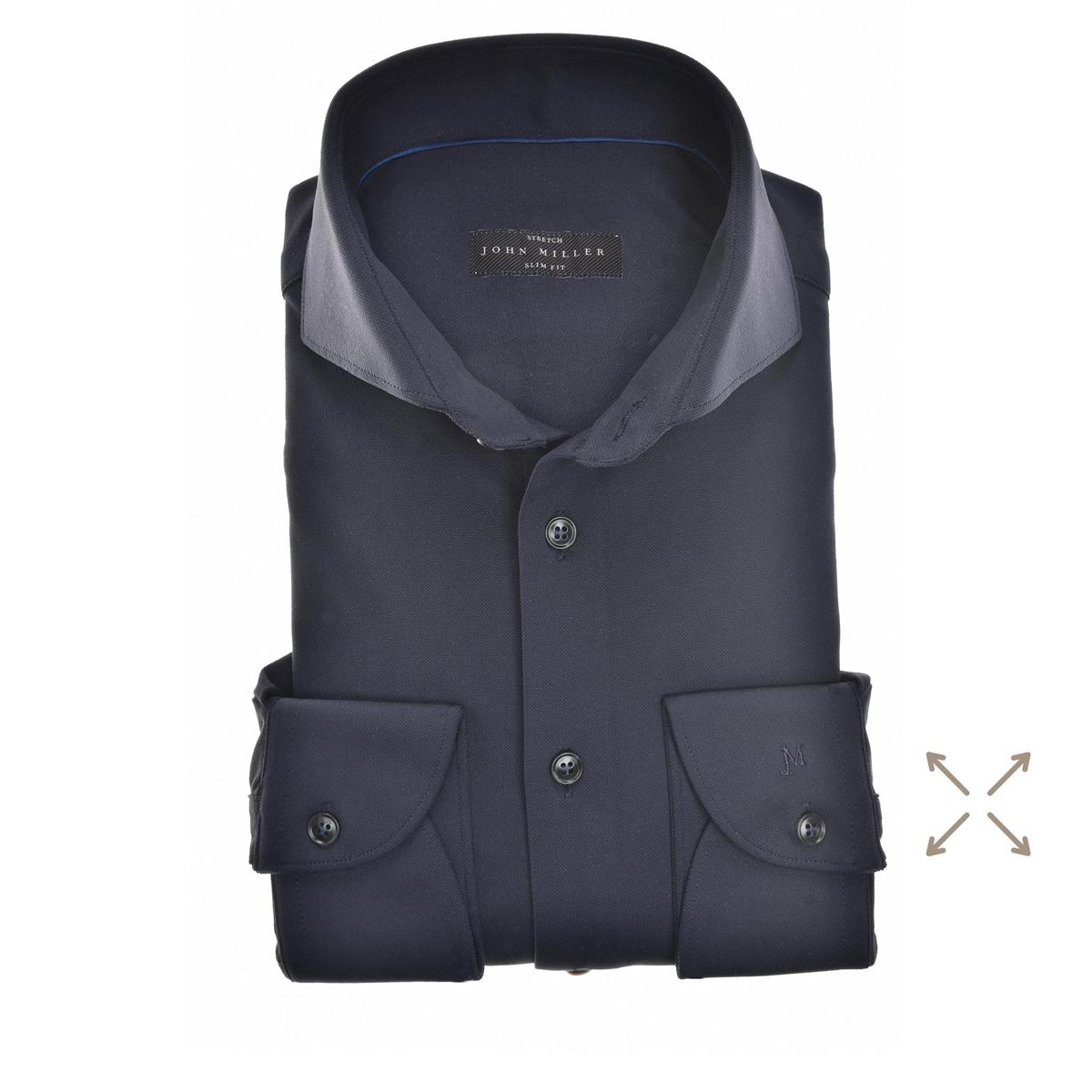 John Miller Overhemd 5346516 Blauw 1