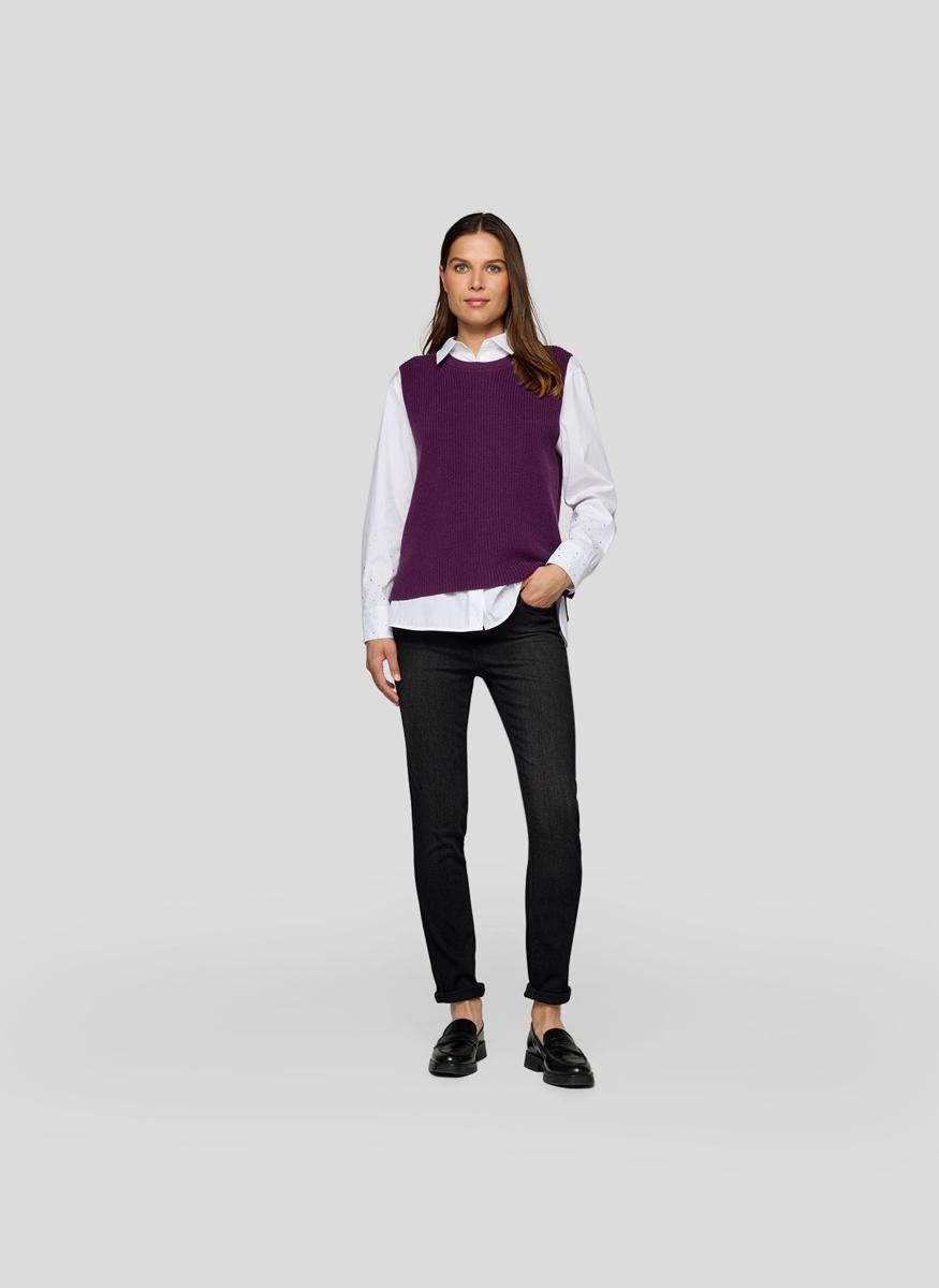 Rabe Vest 55-221700 Paars 1