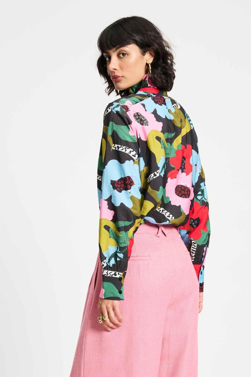 POM Amsterdam Blouse SP9291 Zwart 3