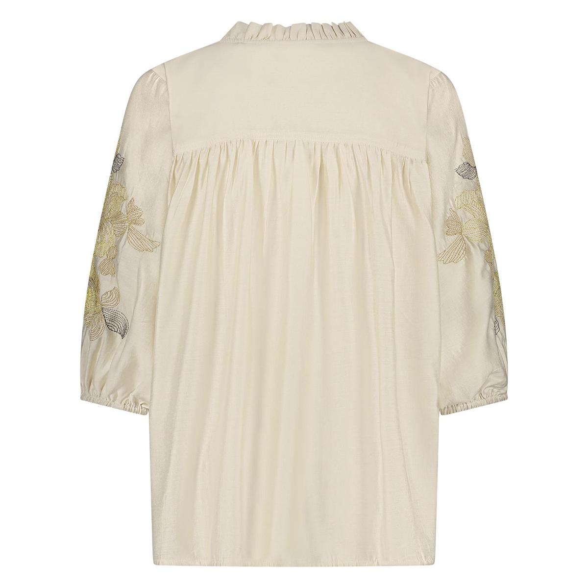 NUKUS NUKUS Blouse NKS02097 Wolwit 2