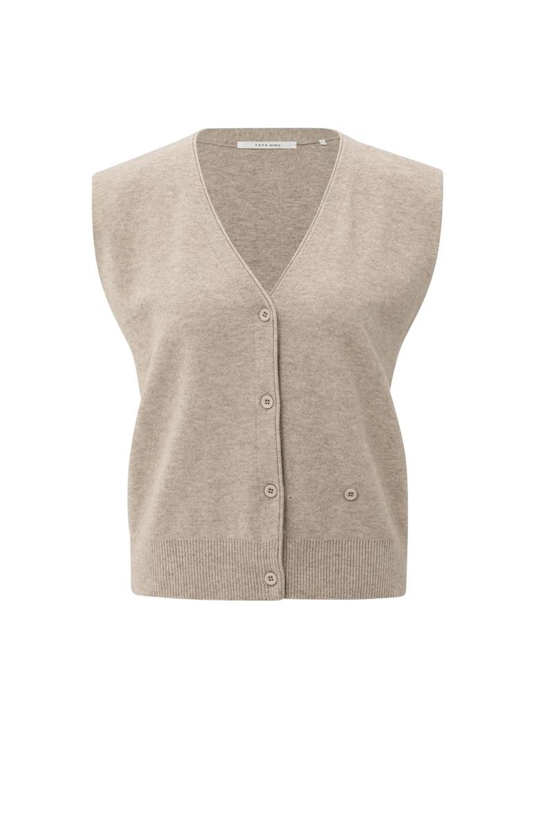 YAYA Vest 01-010120-508 Beige 2