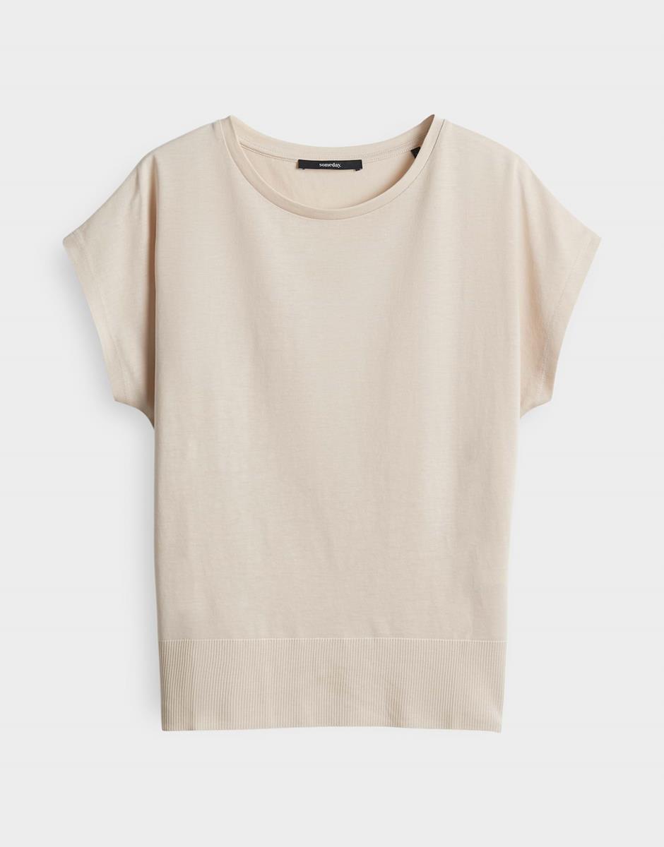 SOMEDAY T-Shirt Kaja Beige 2