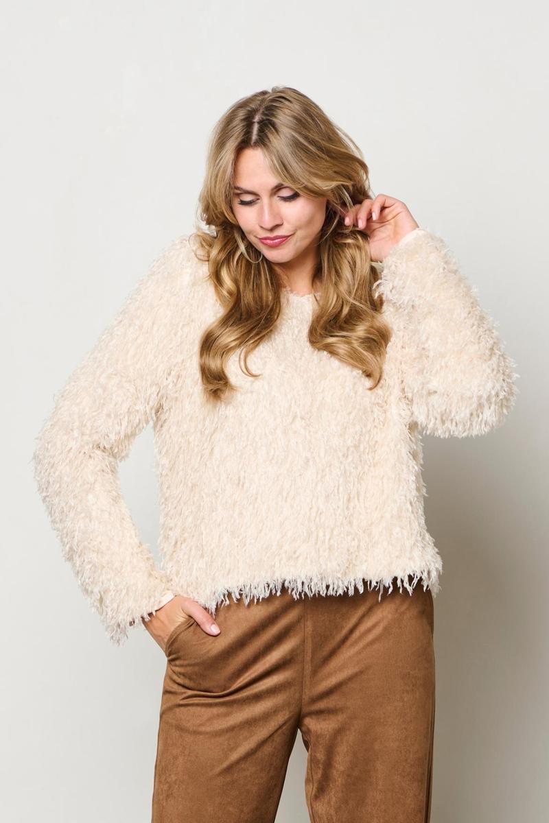 &Co Woman Trui PU140 Beige 6