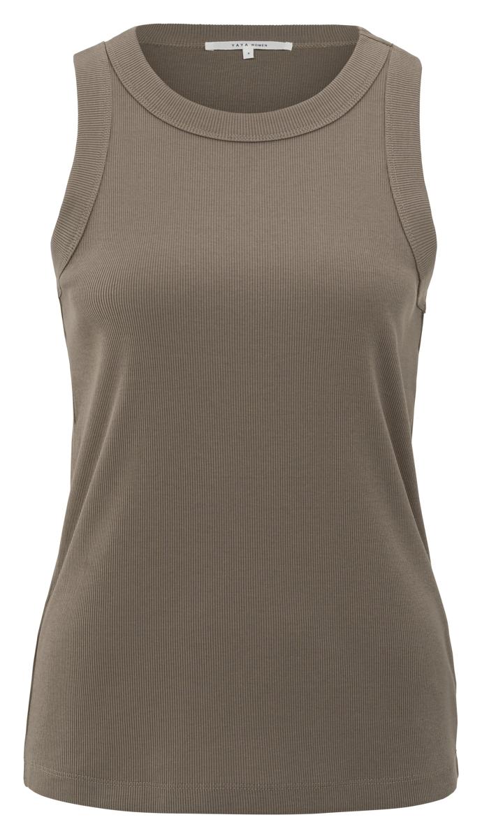 YAYA Top 01-729043-507 Taupe 1
