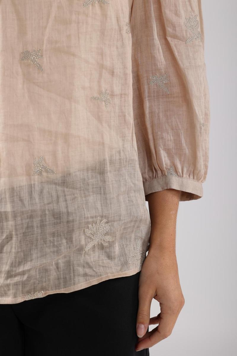 NUKUS NUKUS Blouse NKS02072 Zand 5