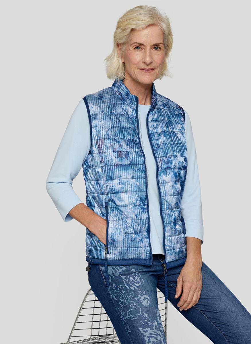Rabe Rabe Gilet 54-213871 Blauw 5