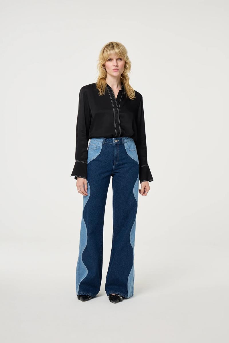 Fabienne Chapot Blouse Stella Blouse Zwart 1
