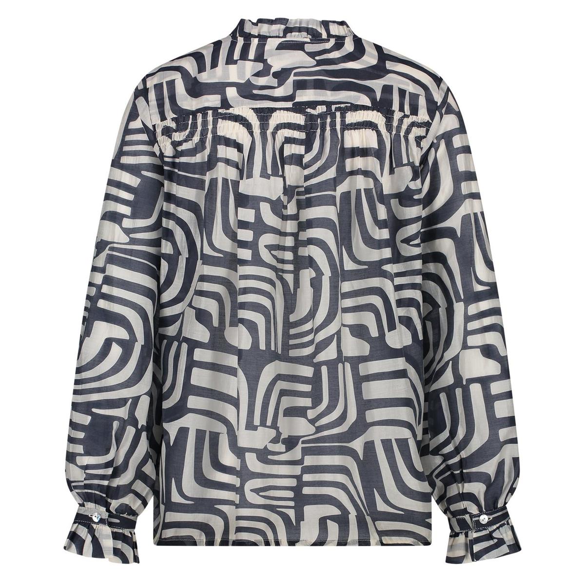 NUKUS NUKUS Blouse NKS02089 Blauw 2