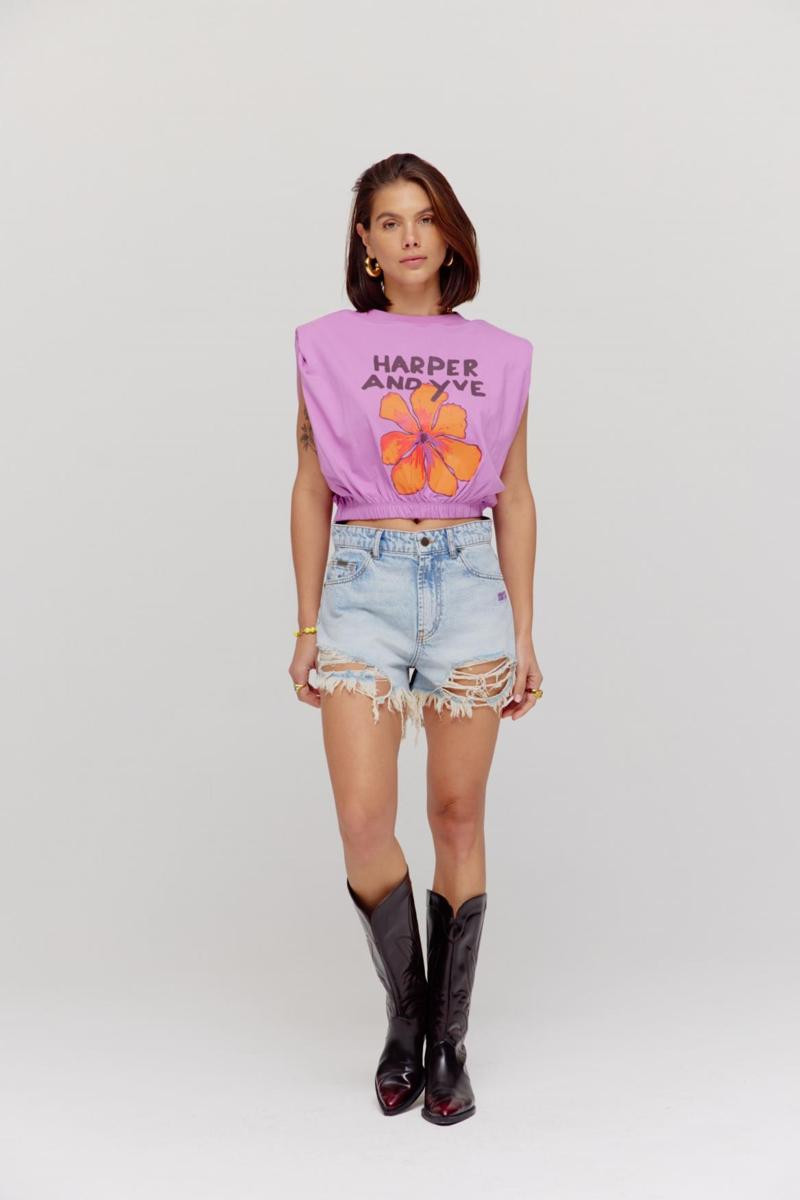 Harper & Yve Short Yve Blauw 4