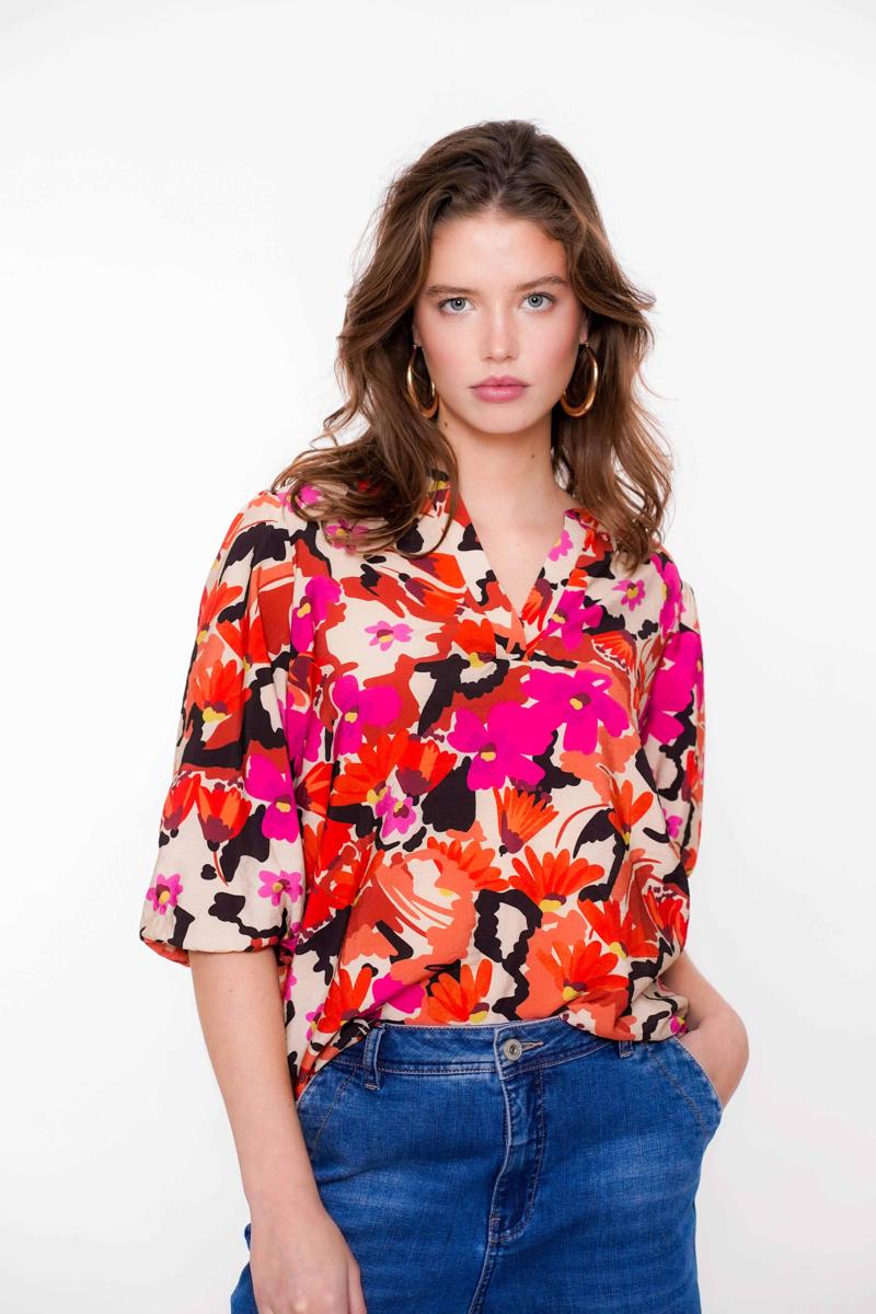 Geisha Geisha Blouse 53221-20 Oranje 4