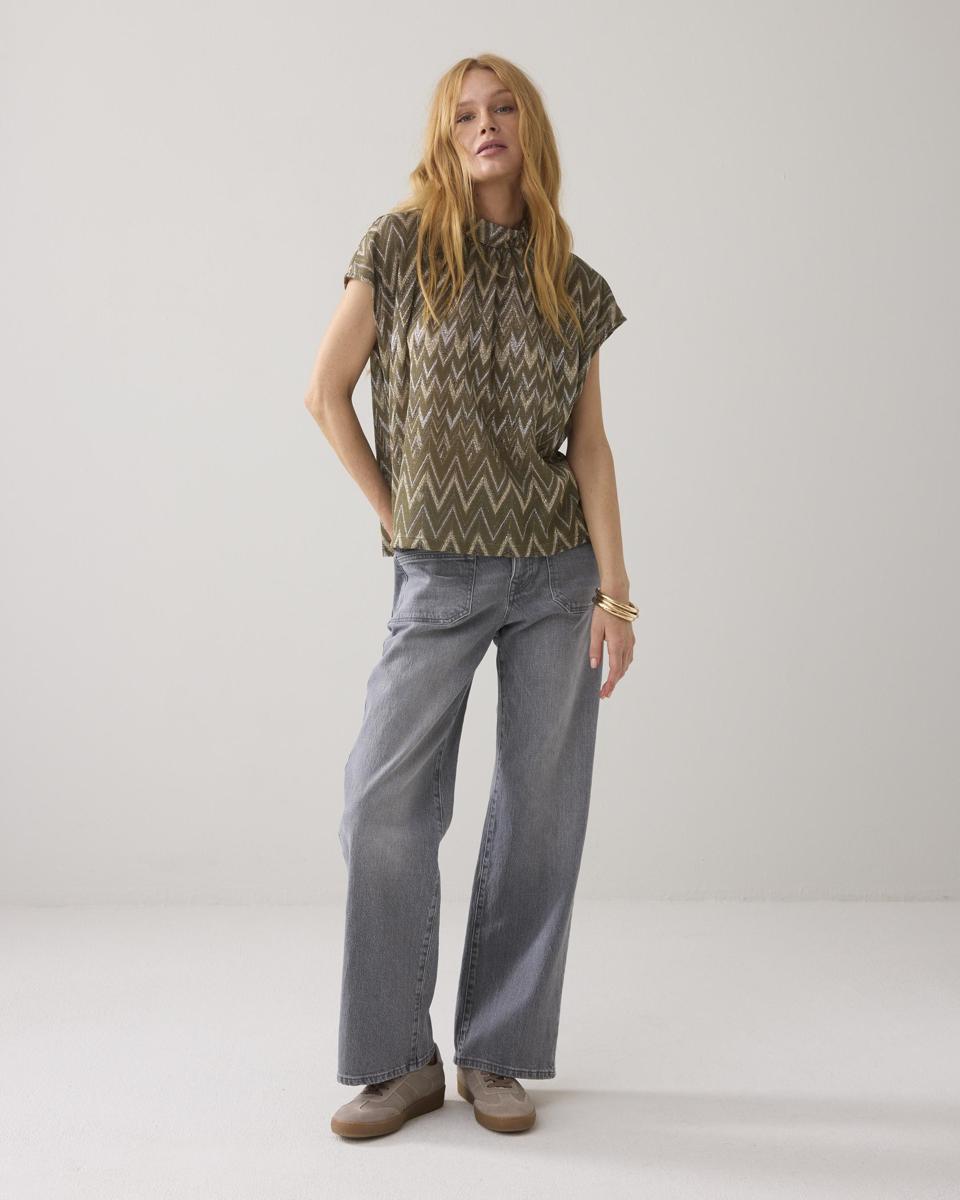 Summum Blouse 3s5177-30718 Groen 3
