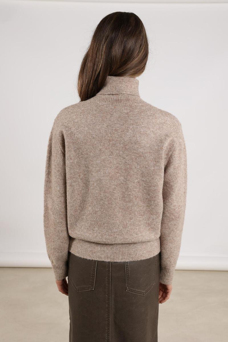 NUKUS Trui NKF03004 Taupe 4