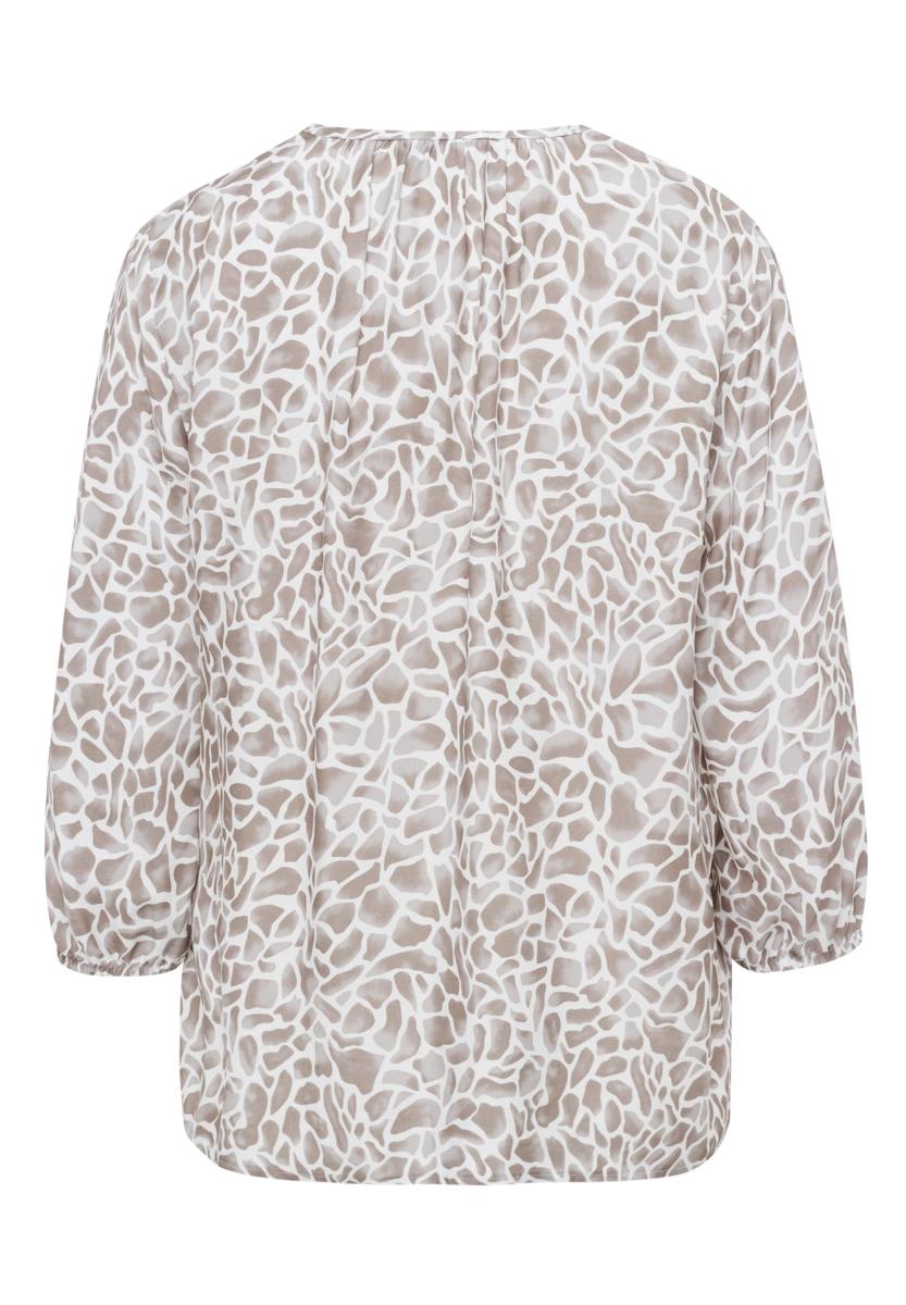 Frank Walder Frank Walder Blouse S52104103 Taupe 2