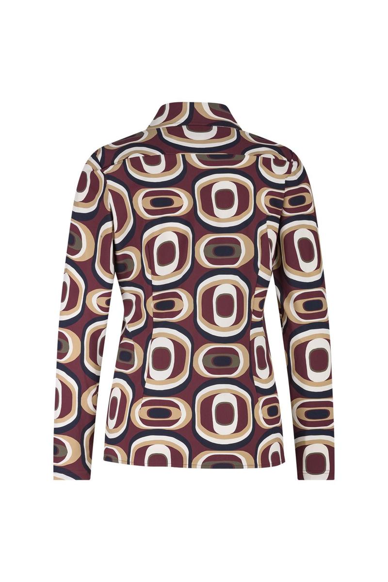 Studio Anneloes Blouse Poppy retro shirt Rood 2
