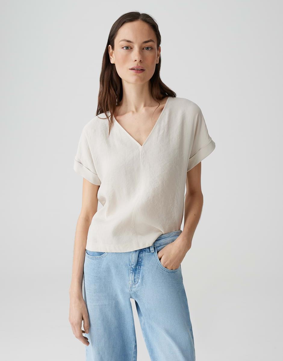 OPUS T-Shirt Solme Off-White 1