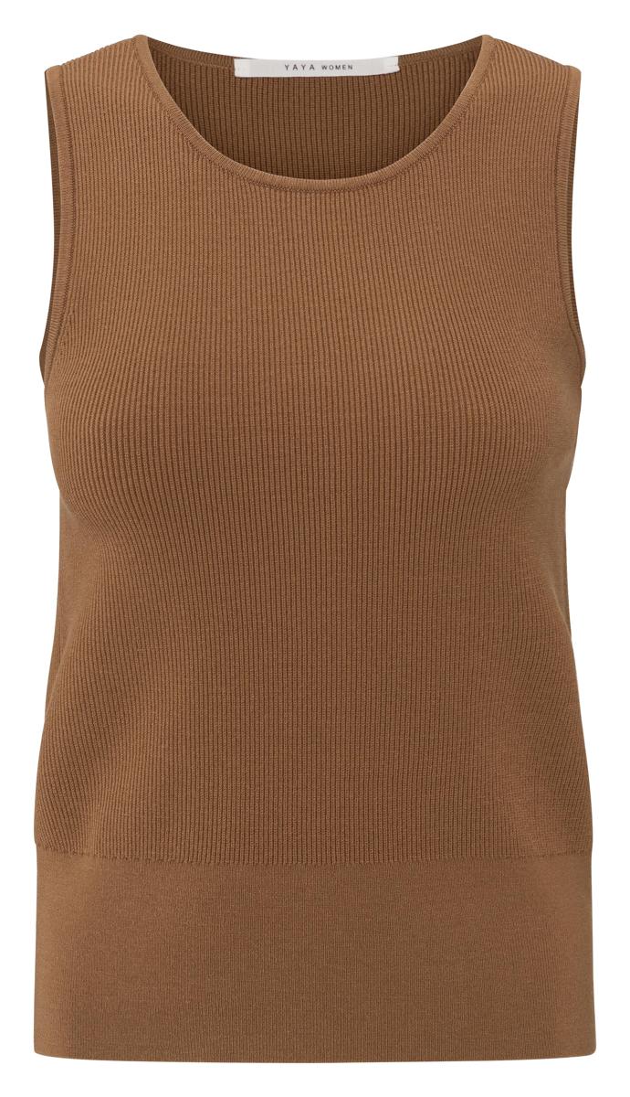YAYA Trui 01-000472-505 Bruin 2