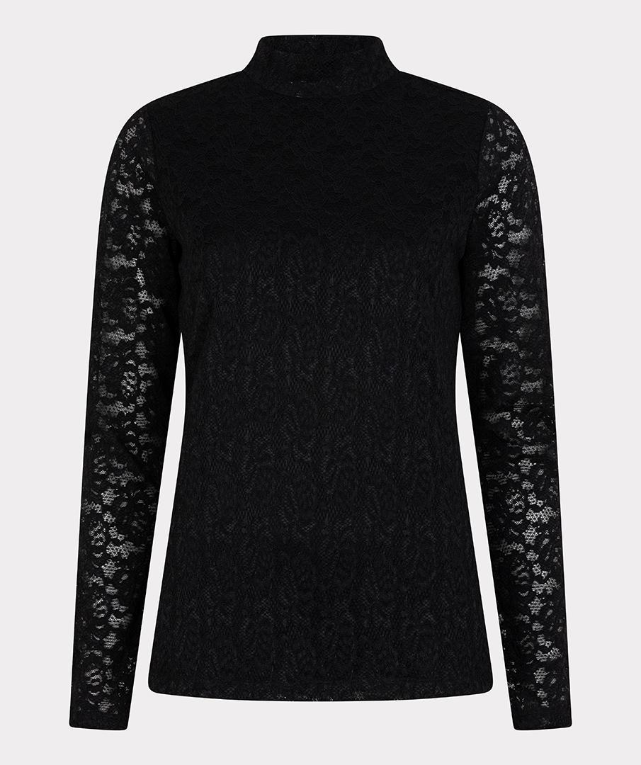 EsQualo Blouse W25.30713 Zwart 1