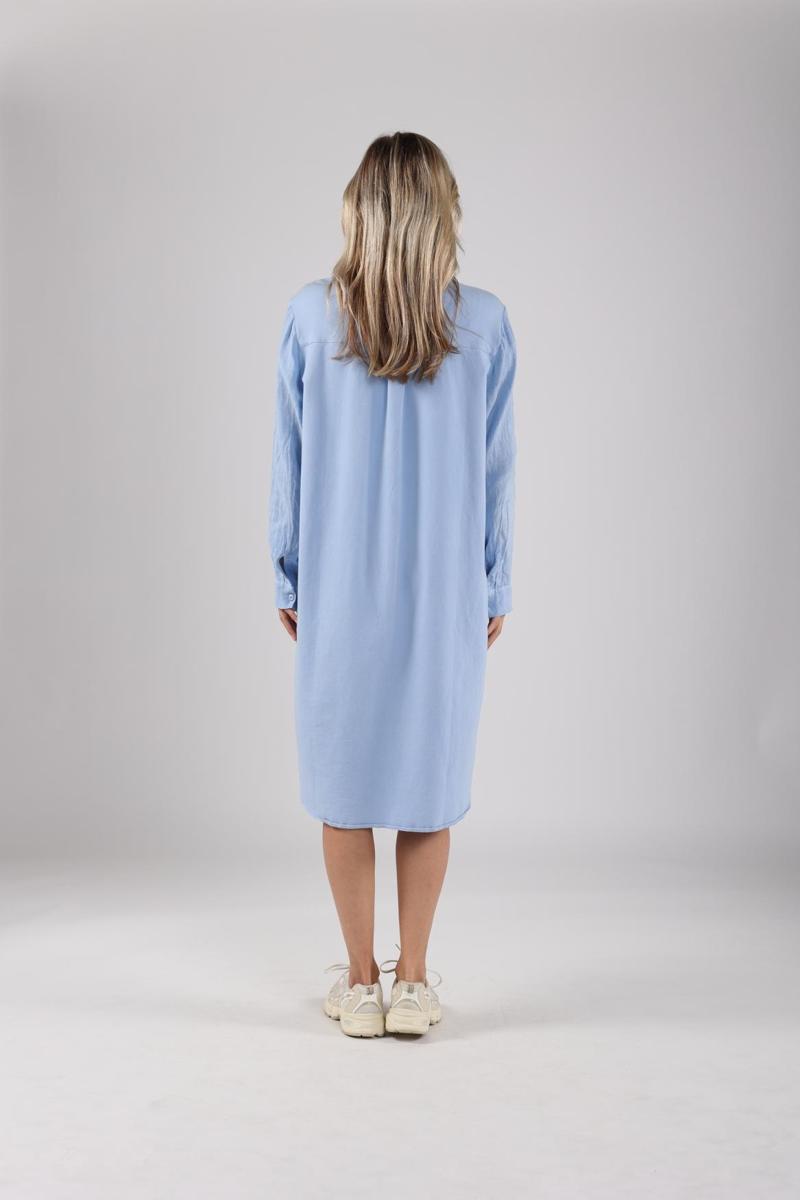 NUKUS NUKUS Jurk NKS14016 Blauw 4