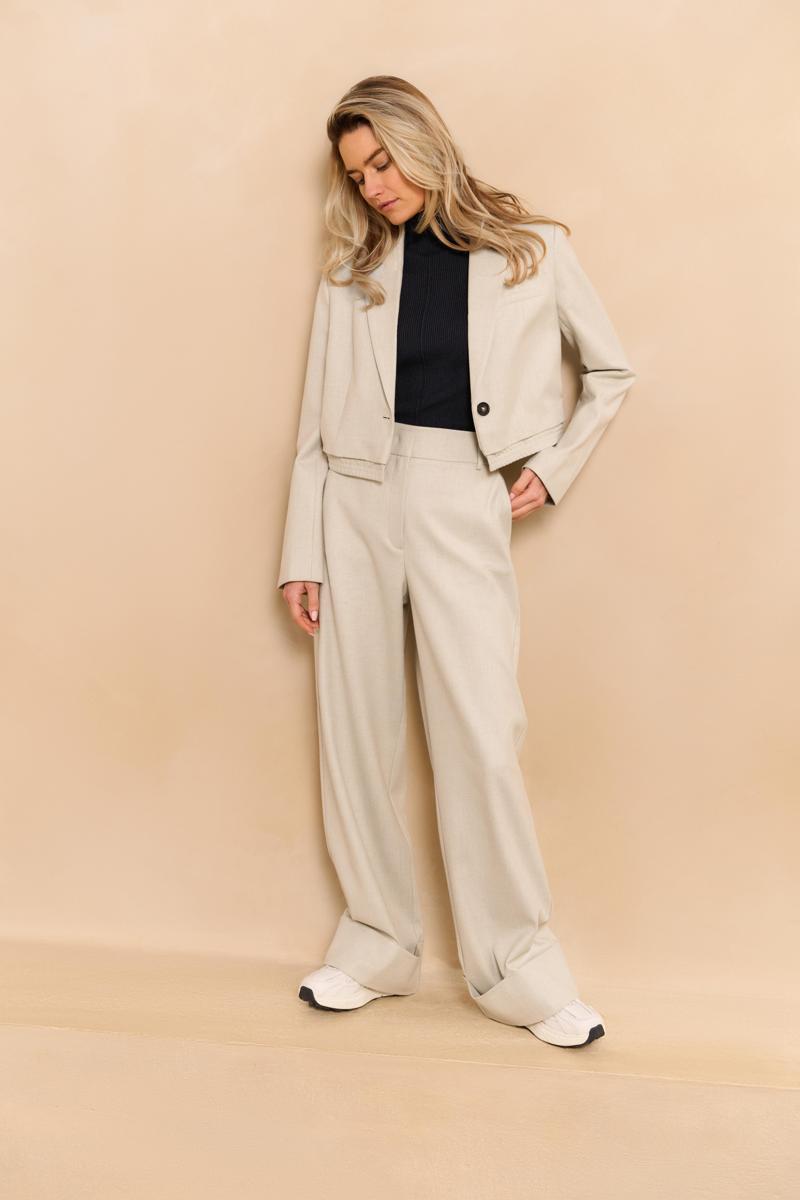 YAYA Pantalon 01-301224-510 Grijs 2