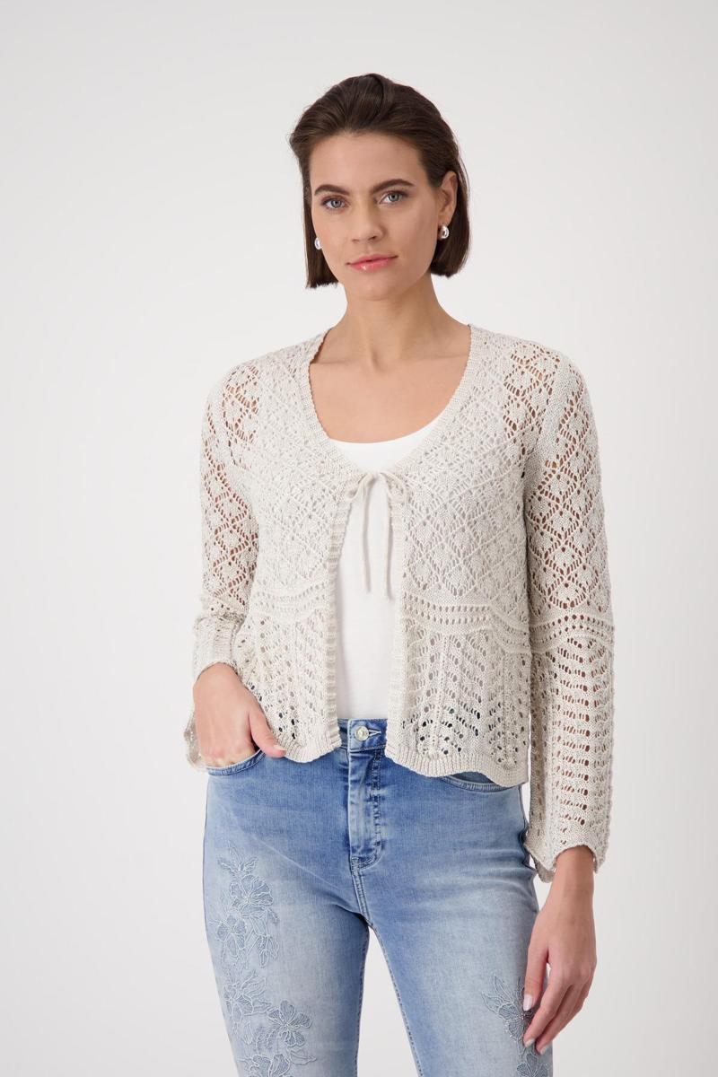 Monari Monari Vest 410001 Beige 1