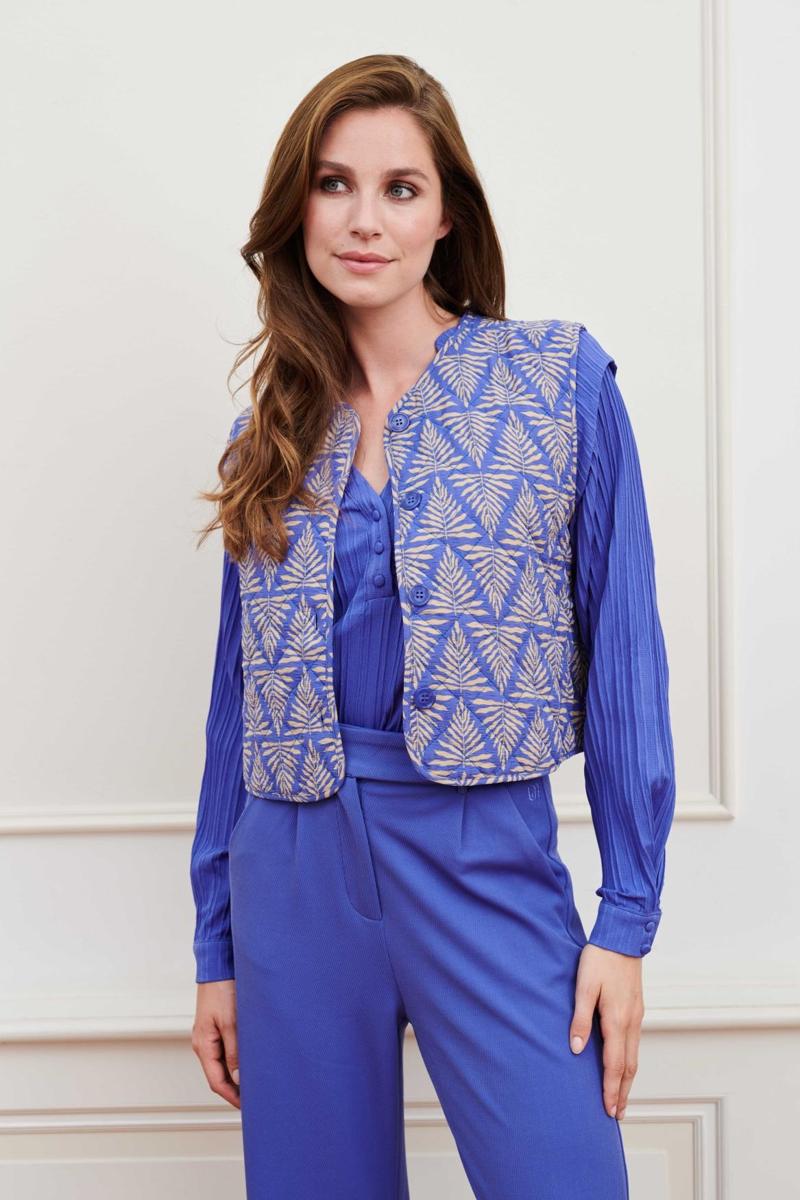 Lofty Manner Lofty Manner Gilet Lott Lila 3