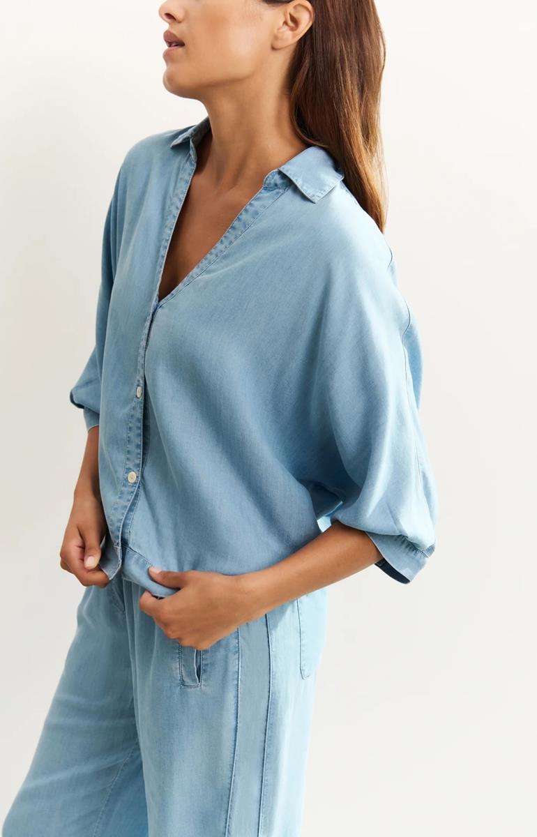 YAYA YAYA Blouse 01-201162-504 Blauw 1