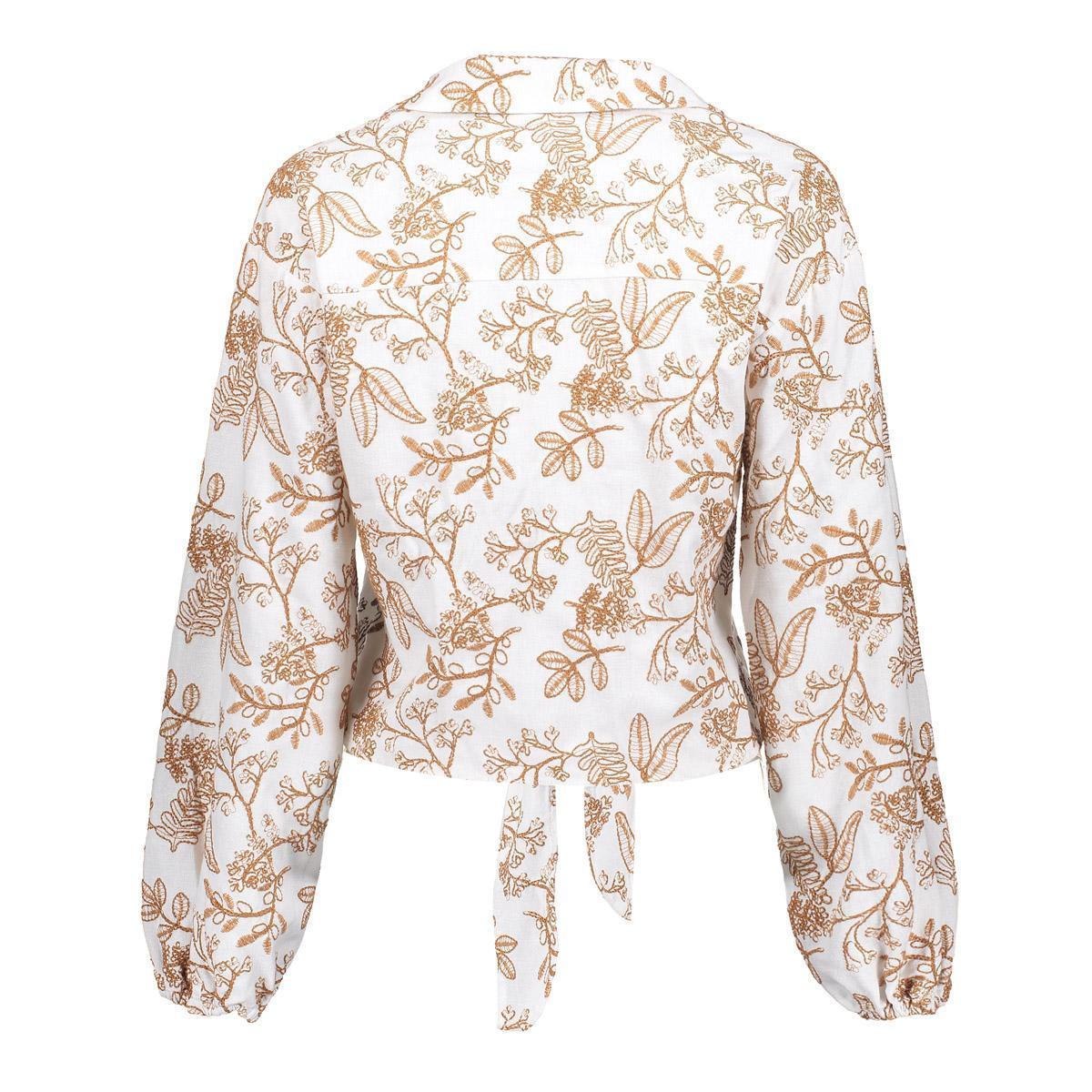 Geisha Geisha Blouse 53143-21 Bruin 2