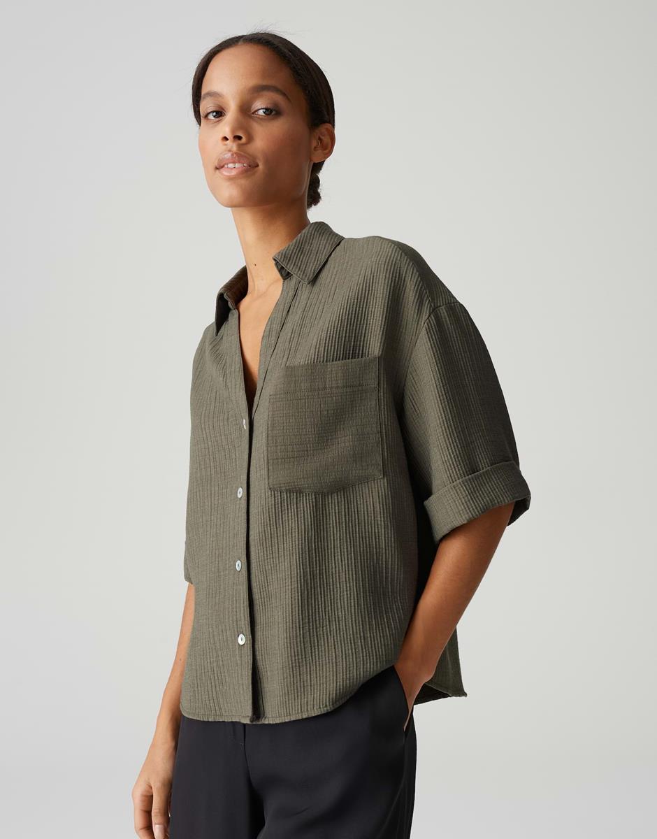 OPUS Blouse Fiora Groen 1