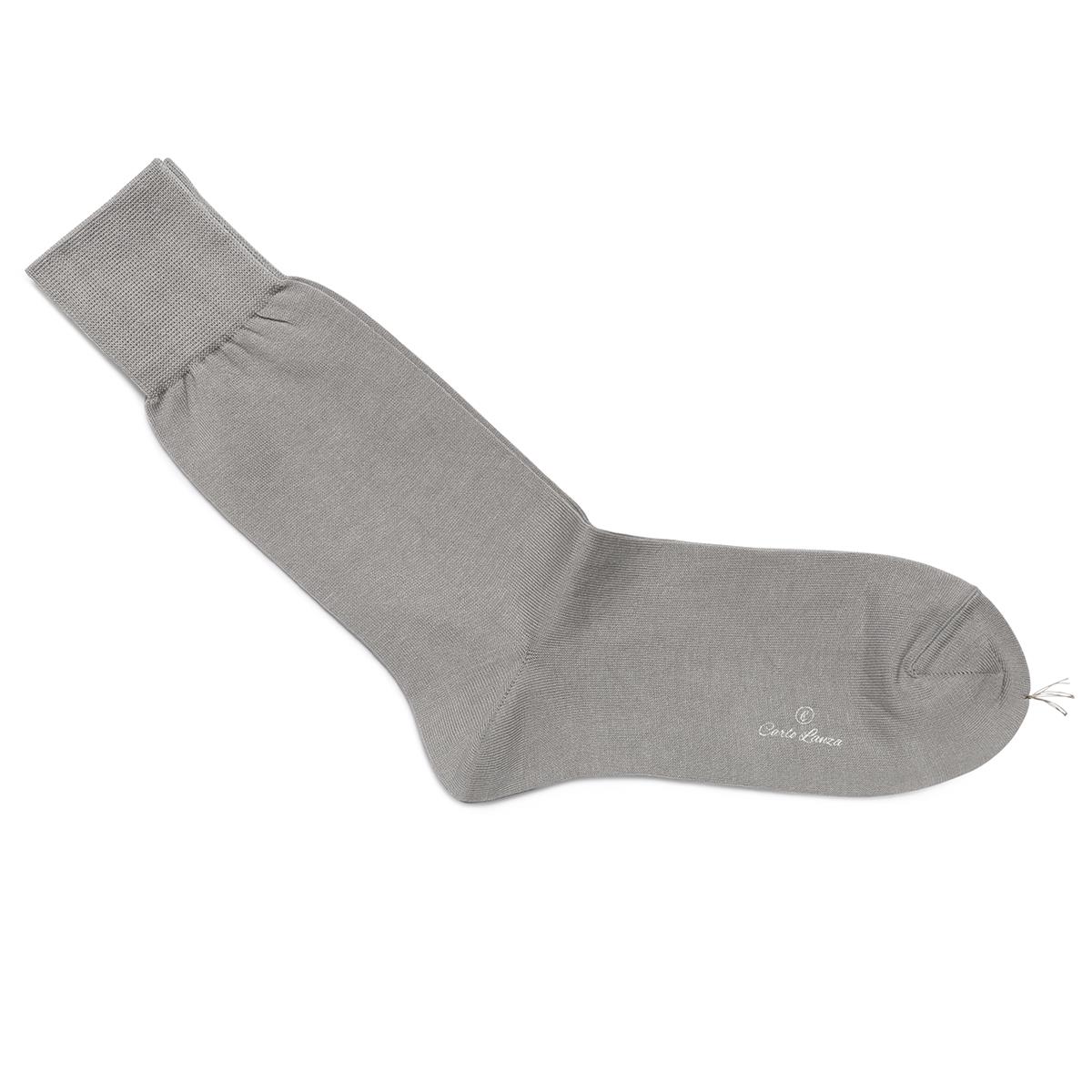 Carlo Lanza Sokken 100 Classico Zilver 2
