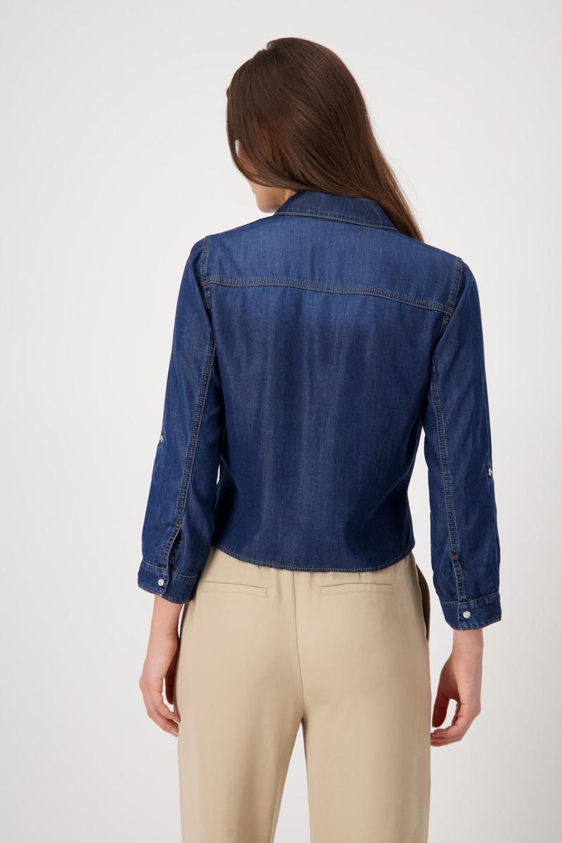 Monari Monari Blouse 409567 Blauw 5
